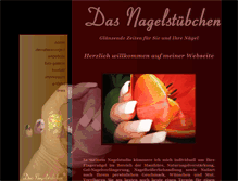 Tablet Screenshot of nagelstuebchen.biz